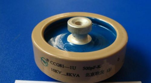 Round-ceramics-Porcelain-high-frequency-machine-new-original-high-voltage-CCG81-1U-500PF-K-10KV-8KVA